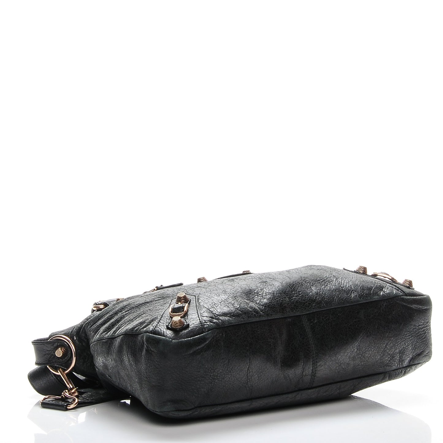 Agneau Giant 12 Rose Gold Hardware Town Black