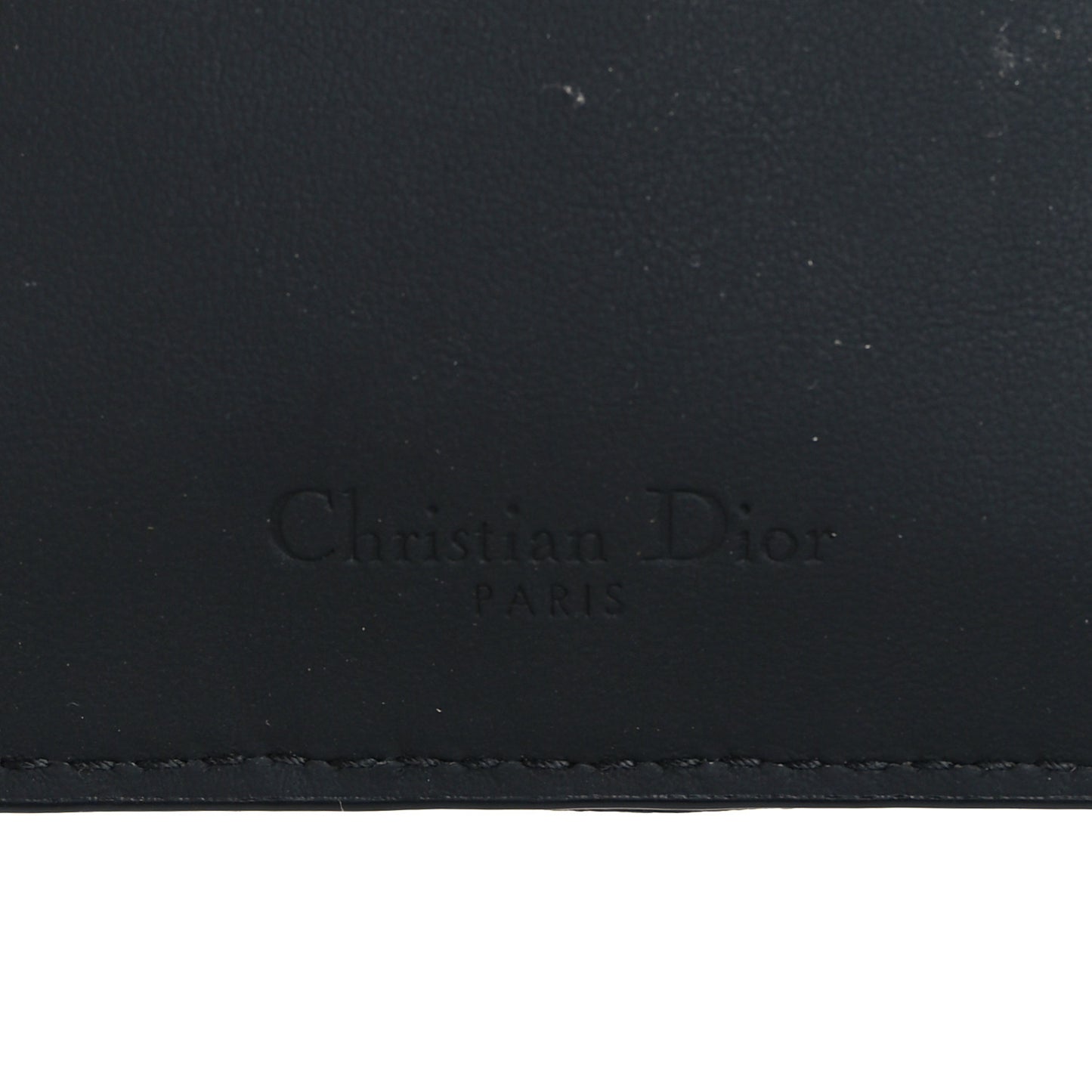 Ultra Matte Calfskin Lady Dior Long Wallet With Strap Black