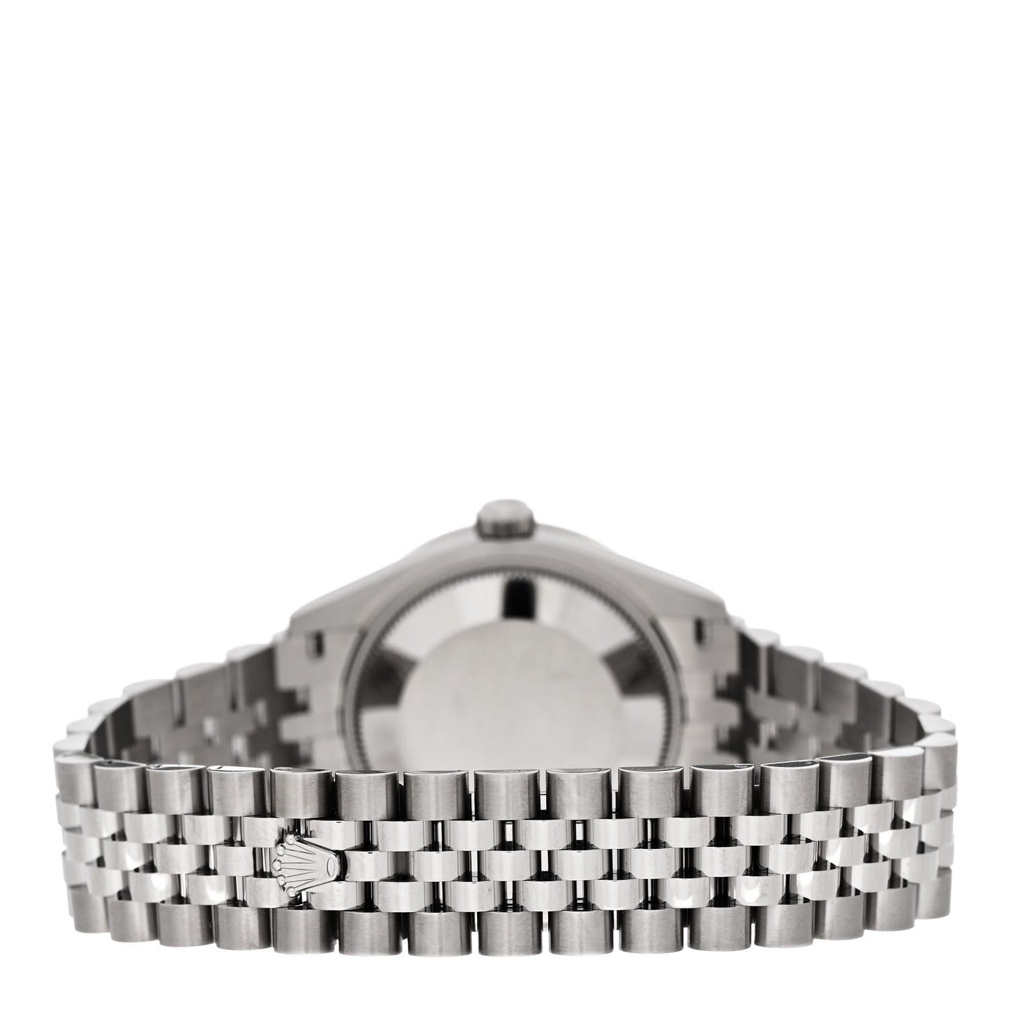 Stainless Steel 18K White Gold Diamond Bezel 31mm Oyster Perpetual Datejust Watch Silver 278384RBR