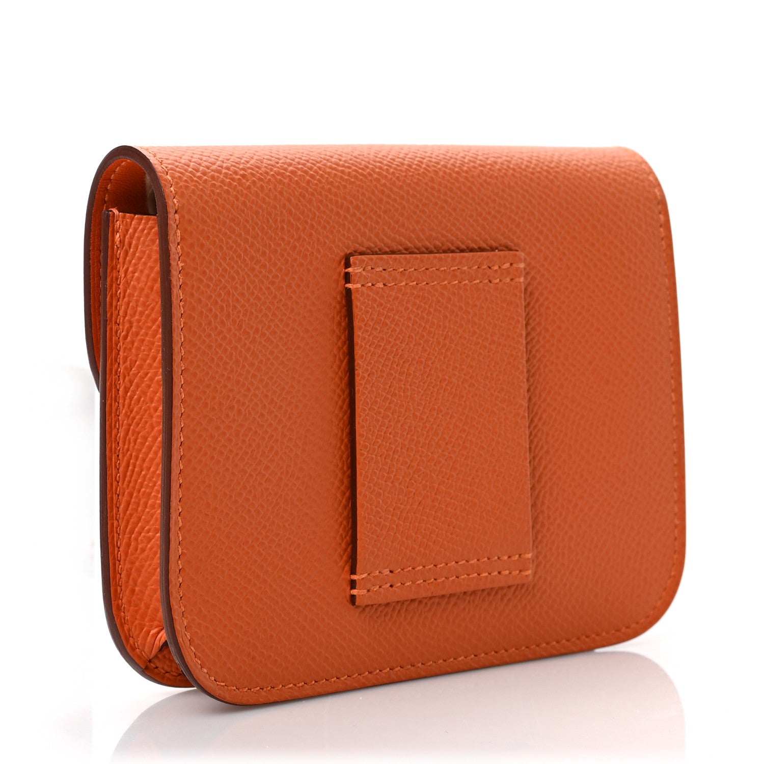 Hermes Epsom Constance Slim Wallet Orange 4 of 7
