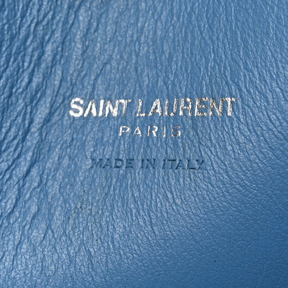 Saint Laurent Grained Calfskin Baby Sac De Jour Blue Clair 7 of 13