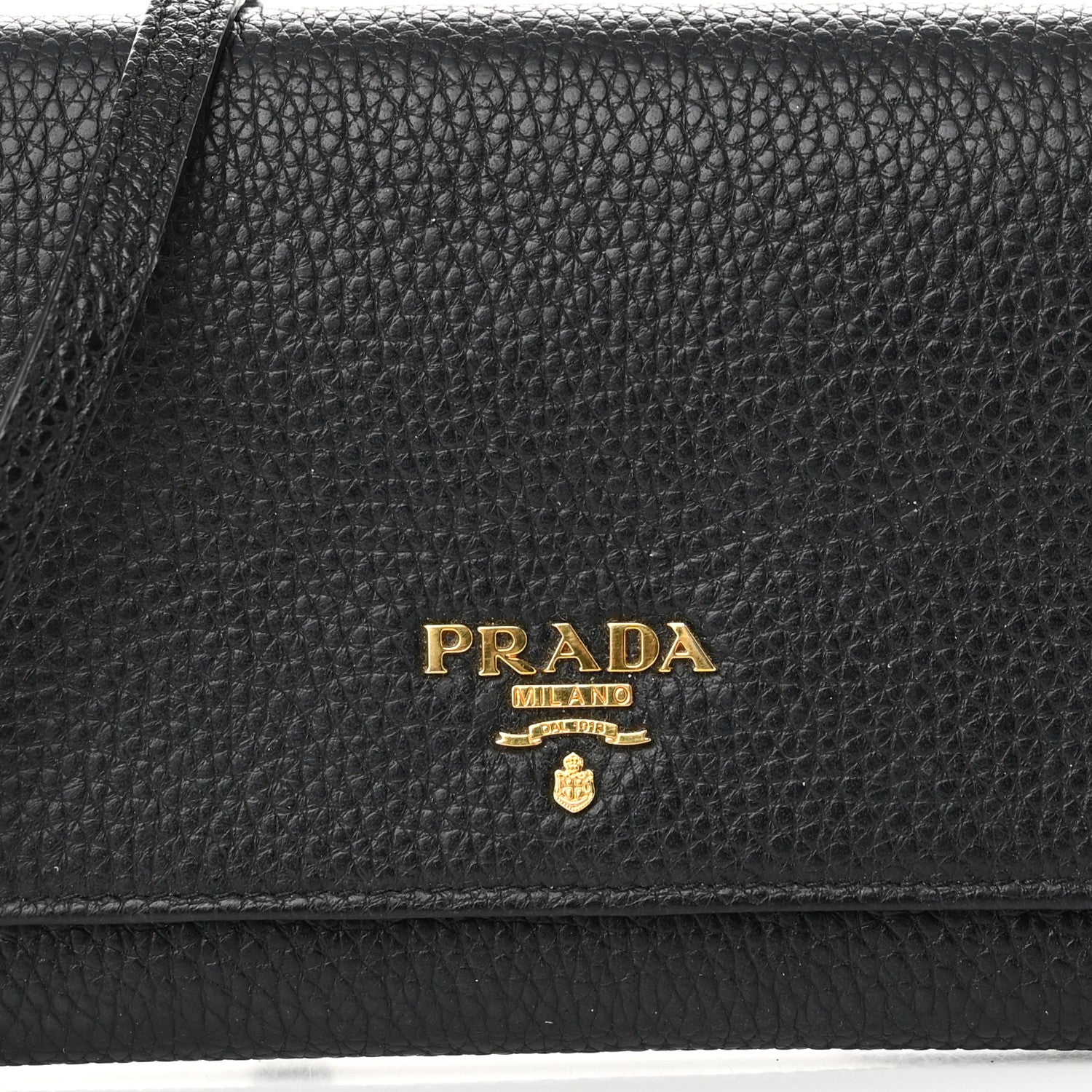 Prada Vitello Daino Mini Crossbody Black 6 of 8