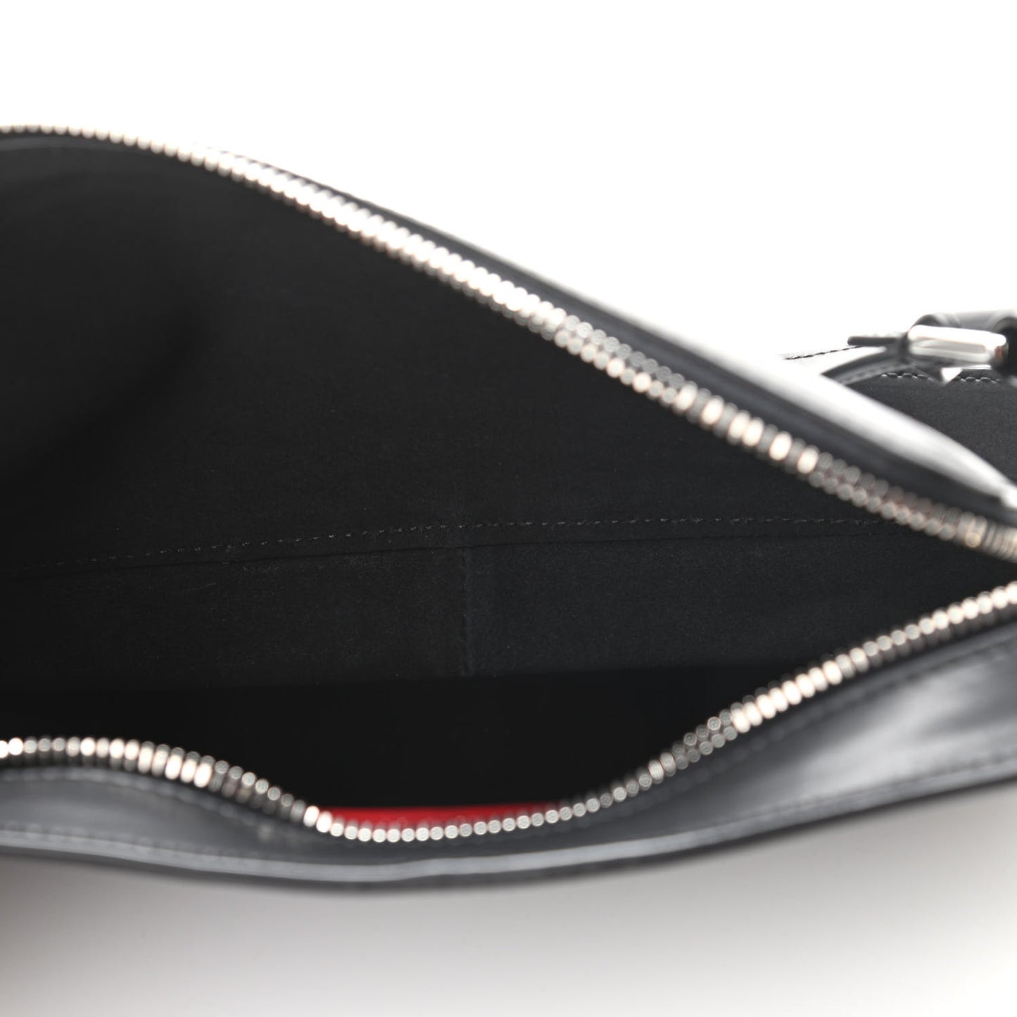 Calfskin VLTN Belt Bag Black White