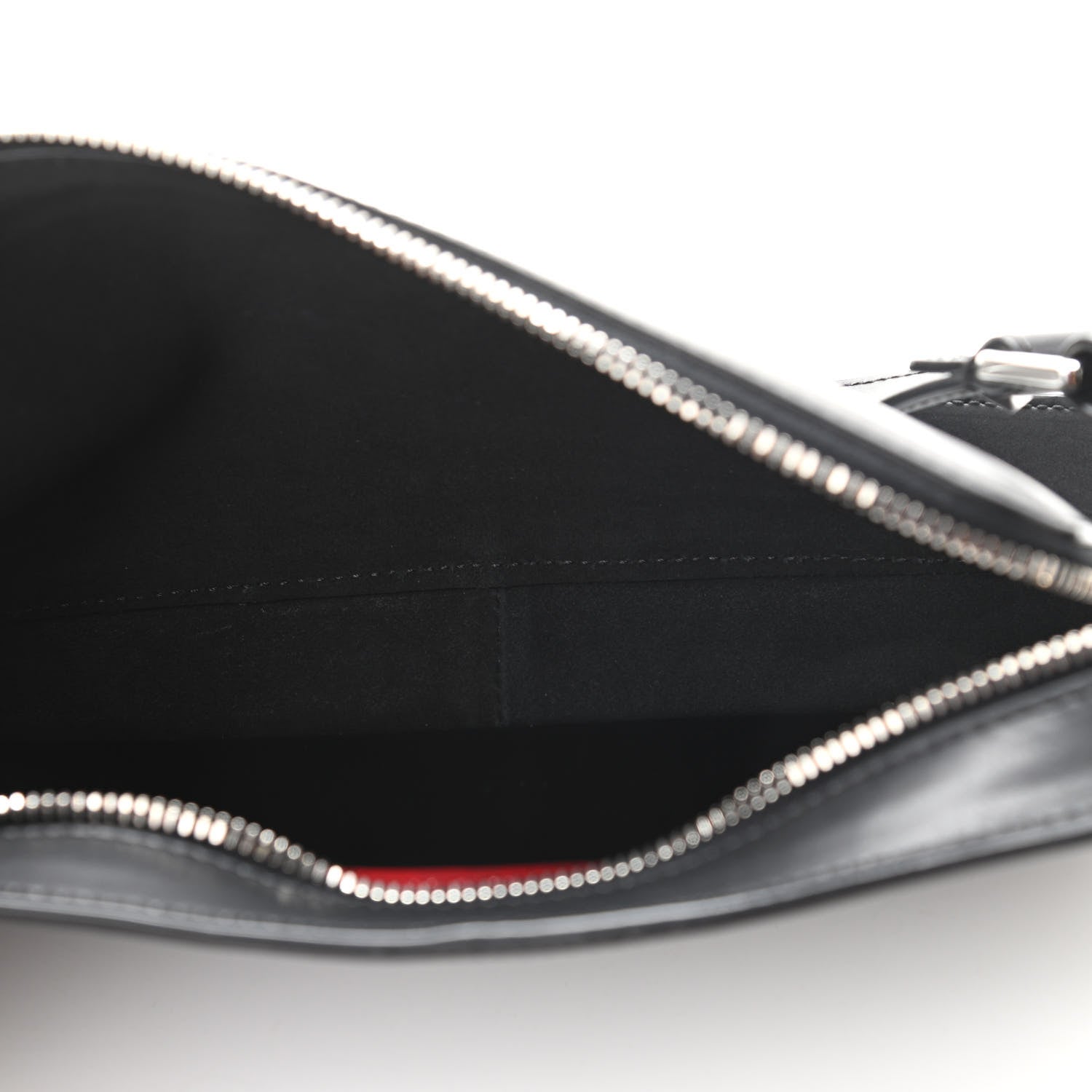 Valentino Garavani Calfskin VLTN Belt Bag Black White 4 of 8