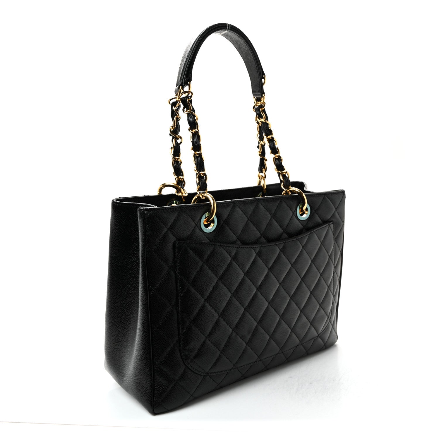 Chanel Caviar Quilted Grand Shopping Tote GST Black 3 of 11