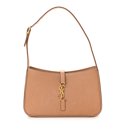 Saint Laurent Smooth Calfskin Le 5 A 7 Hobo Brown 1 of 9