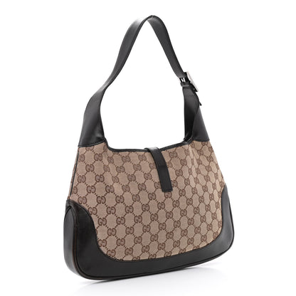 Gucci Monogram Web Jackie O Hobo Dark Brown 3 of 18