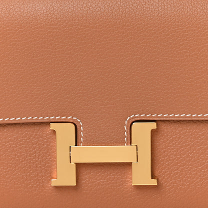 Hermes Evercolor Cavale Constance Long Wallet To Go Gold Multicolor 8 of 11