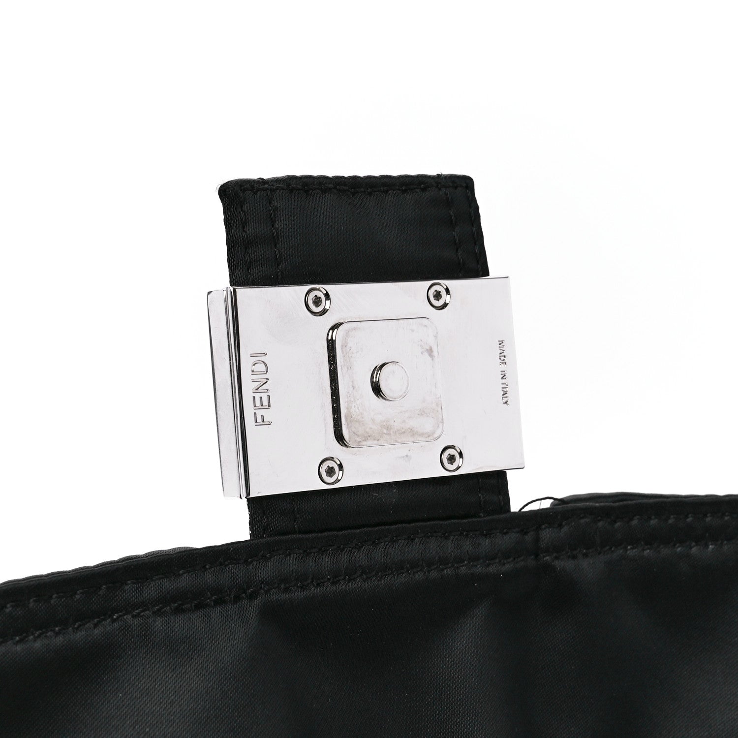 Fendi Econyl Cuoio Romano Multipocket Baguette Black 9 of 13