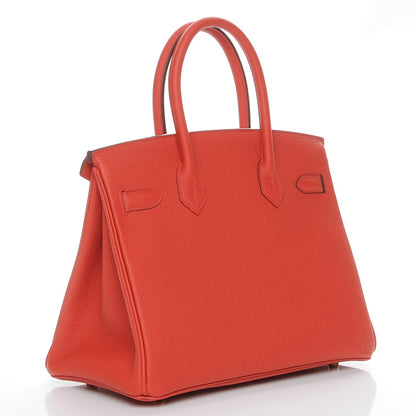 Hermes Togo Birkin 30 Geranium 3 of 27