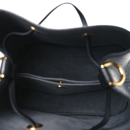 Louis Vuitton Calfskin Nanogram Embossed Neonoe BB Black 5 of 11