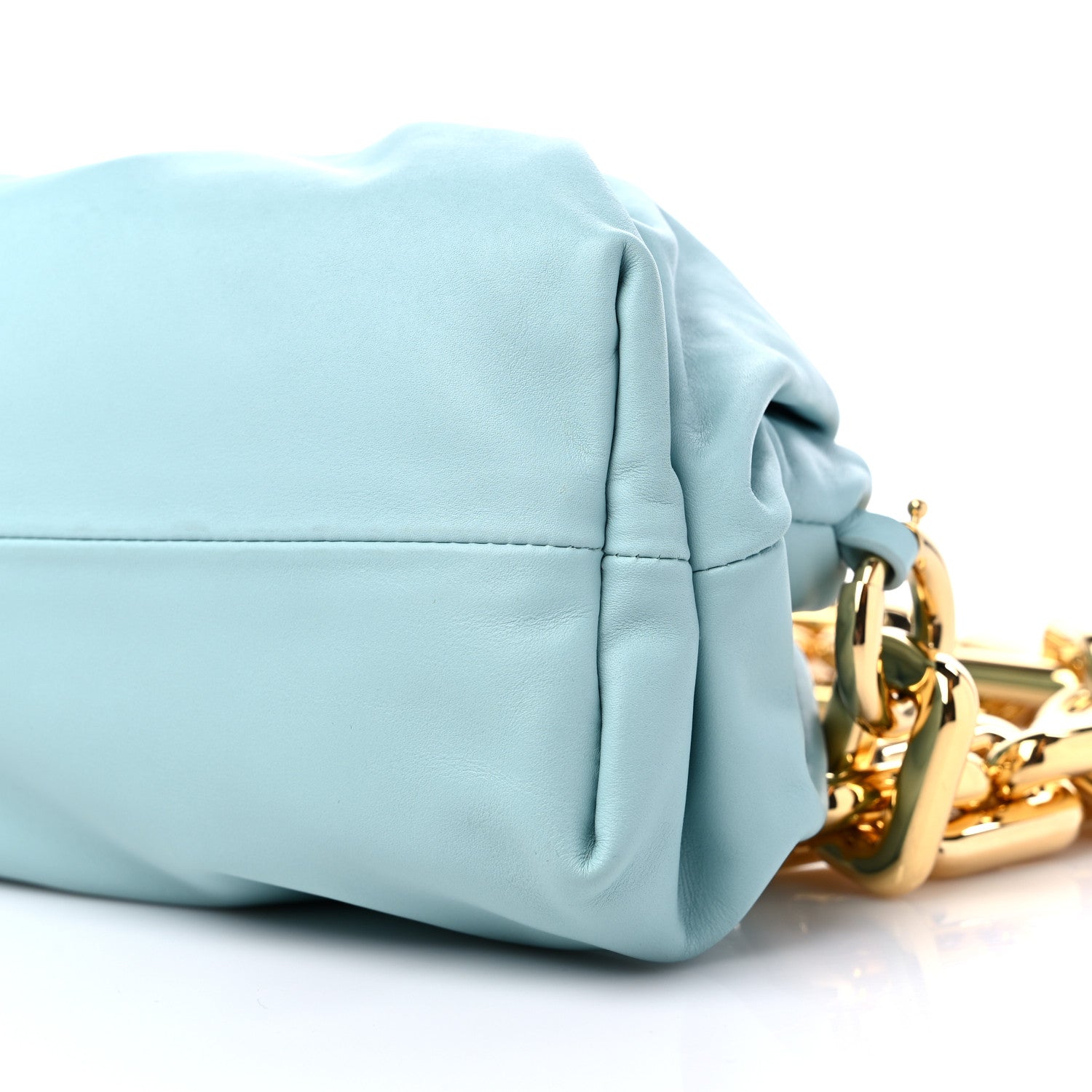 Bottega Veneta Calfskin The Pouch Chain Spearmint 9 of 9