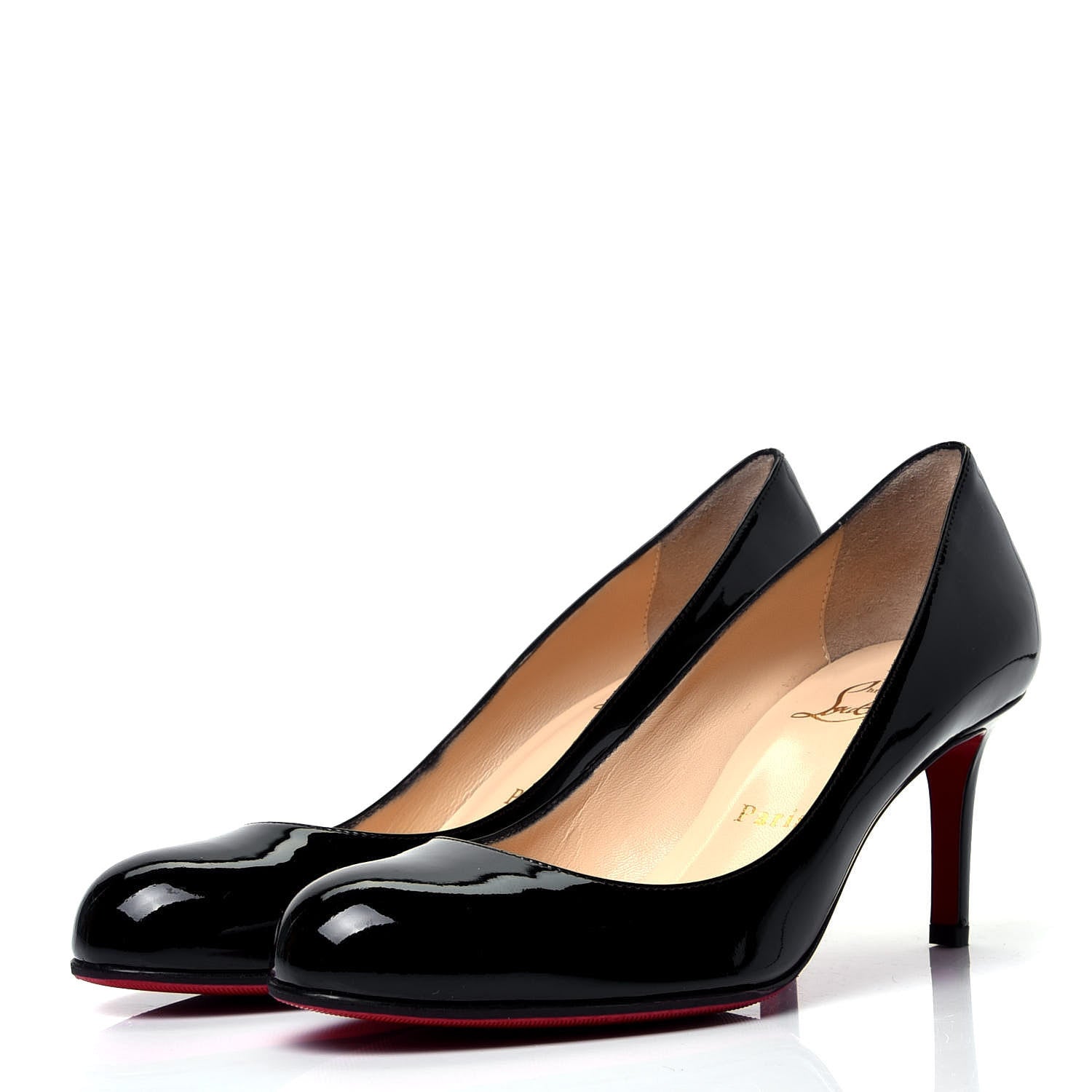 Christian Louboutin Patent Simple 85 Pumps 38 Black 3 of 10