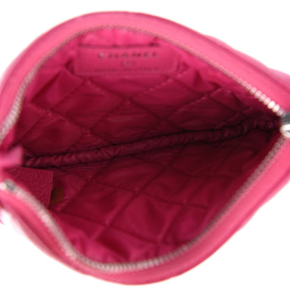 Chanel Caviar Quilted Small Cosmetic Case Pink 5 of 10
