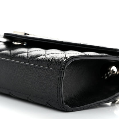 Saint Laurent Grain De Poudre Textured Mixed Matelasse Triquilt Small Monogram Satchel Black 9 of 10