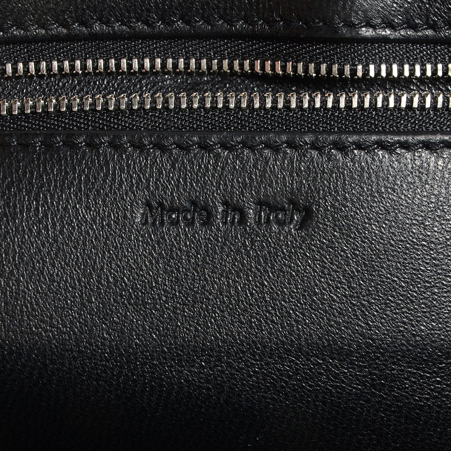 Celine Grained Calfskin Medium Edge Shoulder Bag White 6 of 7