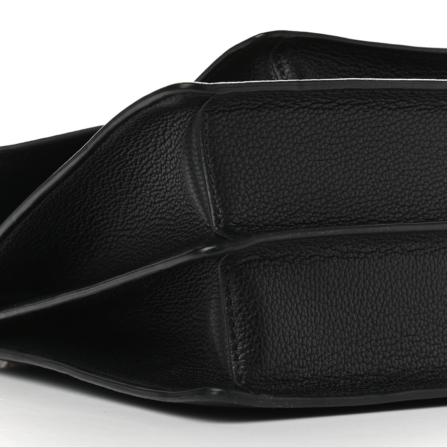 MCM Grained Calfskin Medium Patricia Park Avenue Satchel Black 8 of 9