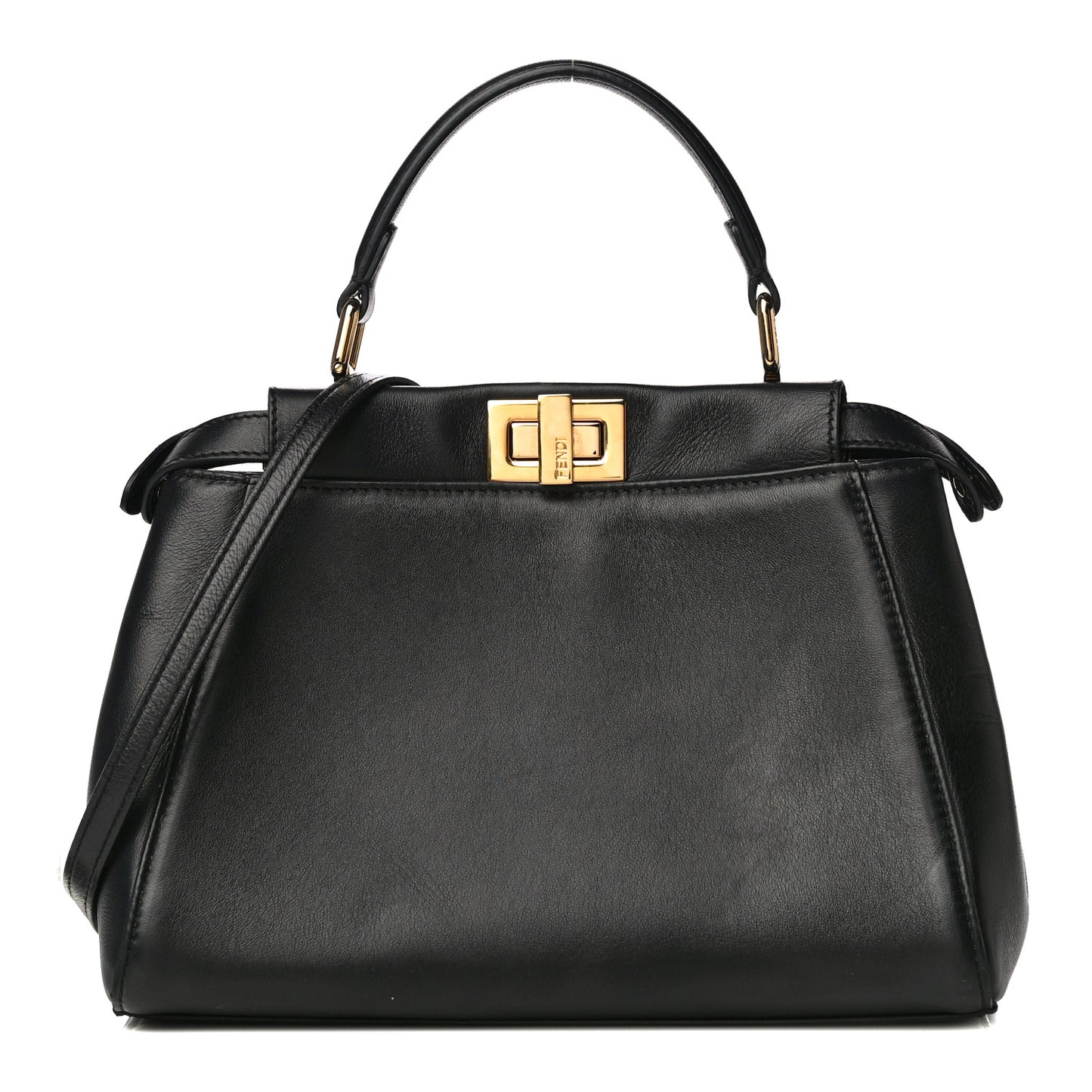 Nappa Mini Peekaboo Iconic Satchel Black