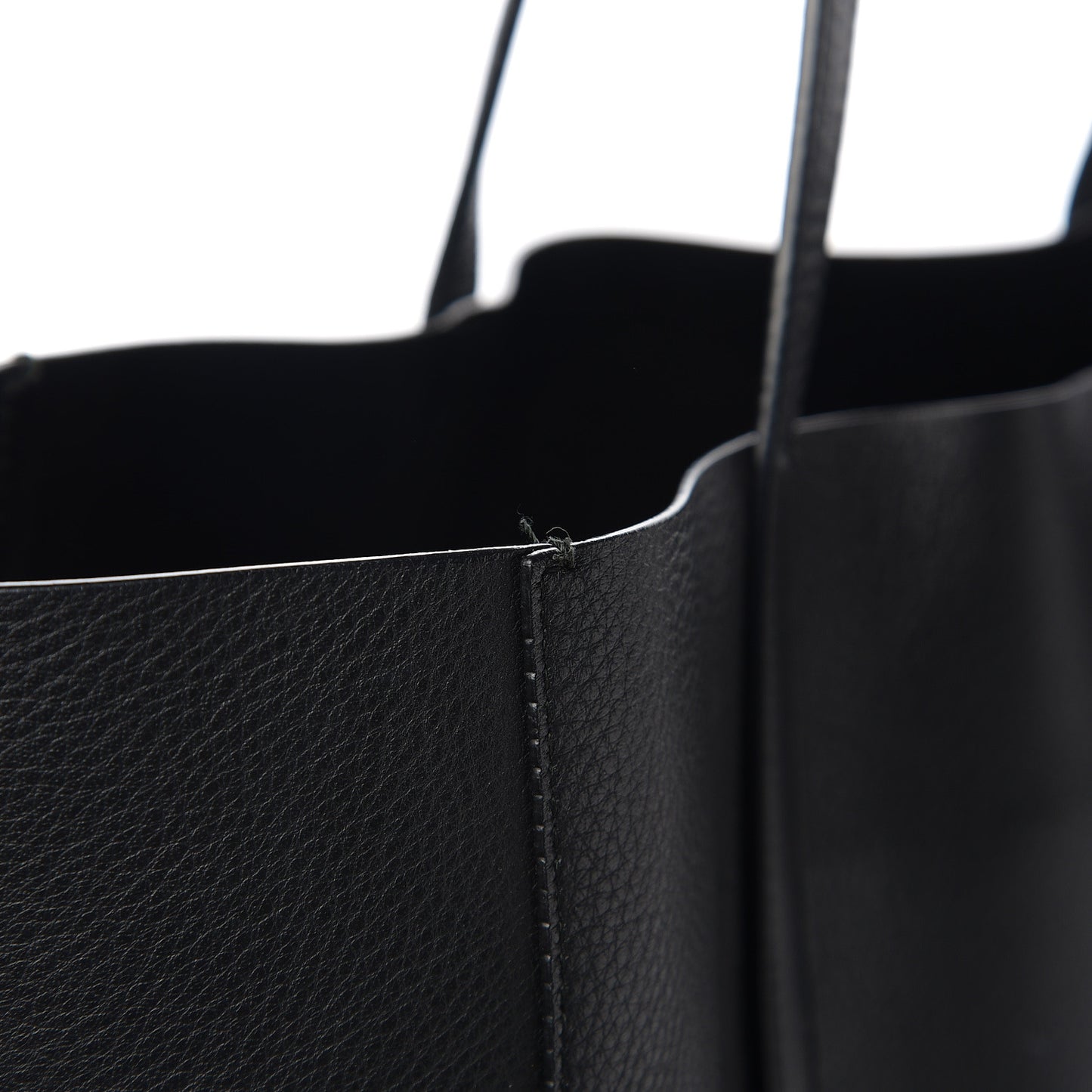 Pebbled Calfskin Small Everyday Tote Black