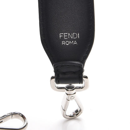 Fendi Vitello Dolce Nappa Patent Flowerland Studded Strap You Black 5 of 5