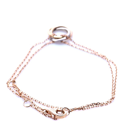 Cartier 18K Pink Yellow White Gold Trinity Bracelet 3 of 5