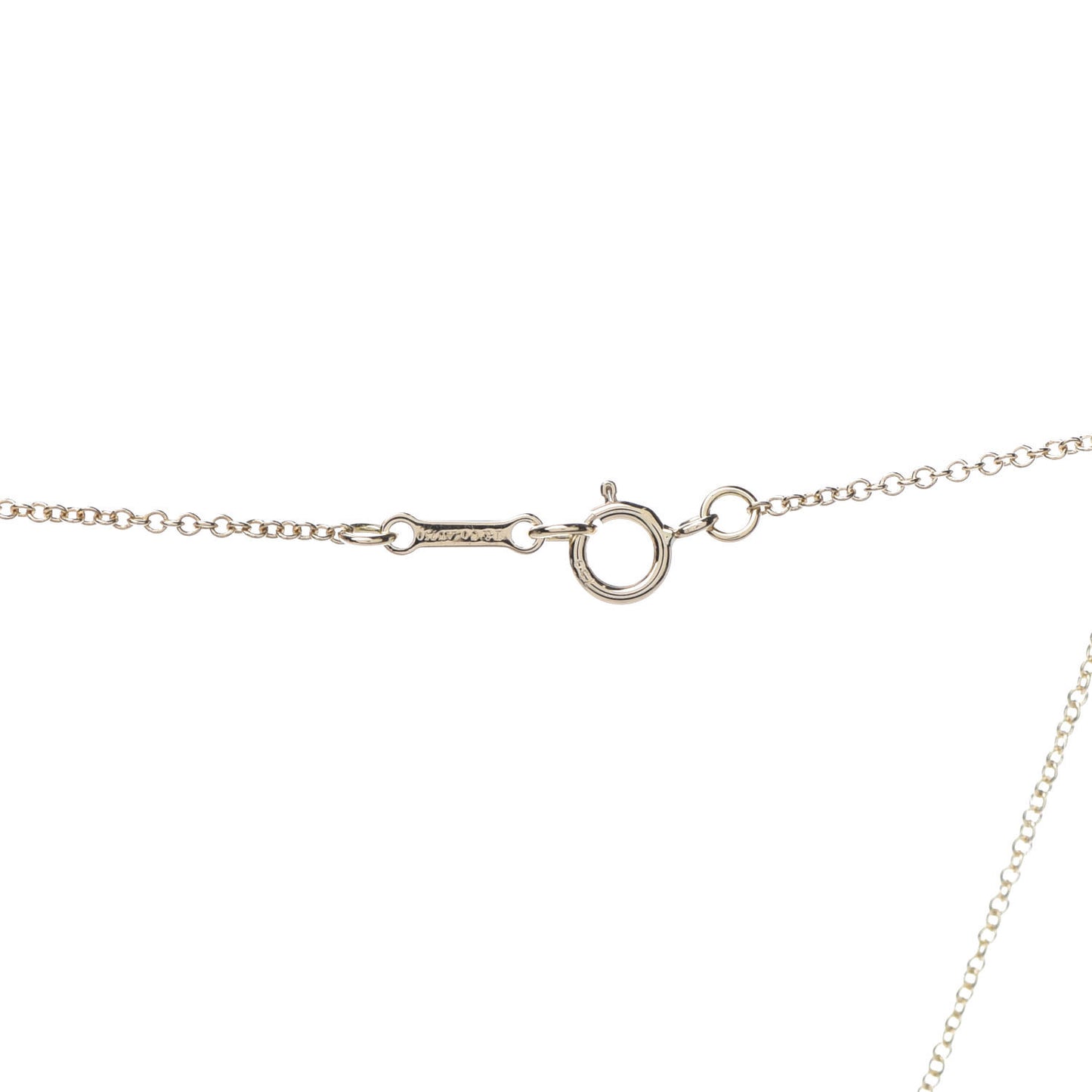 18K Yellow Gold Paloma Picasso Villa Paloma Heart Palm Pendant Necklace