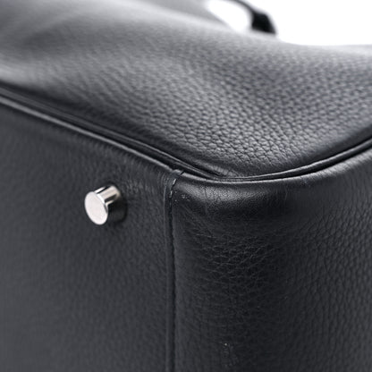 Hermes Taurillon Clemence Lindy 30 Bleu Indigo 11 of 13