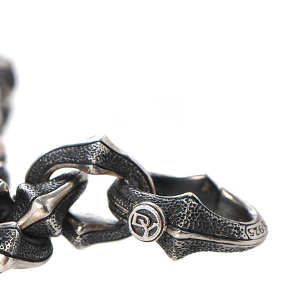 David Yurman Sterling Silver Armory Small Link Bracelet 5 of 5