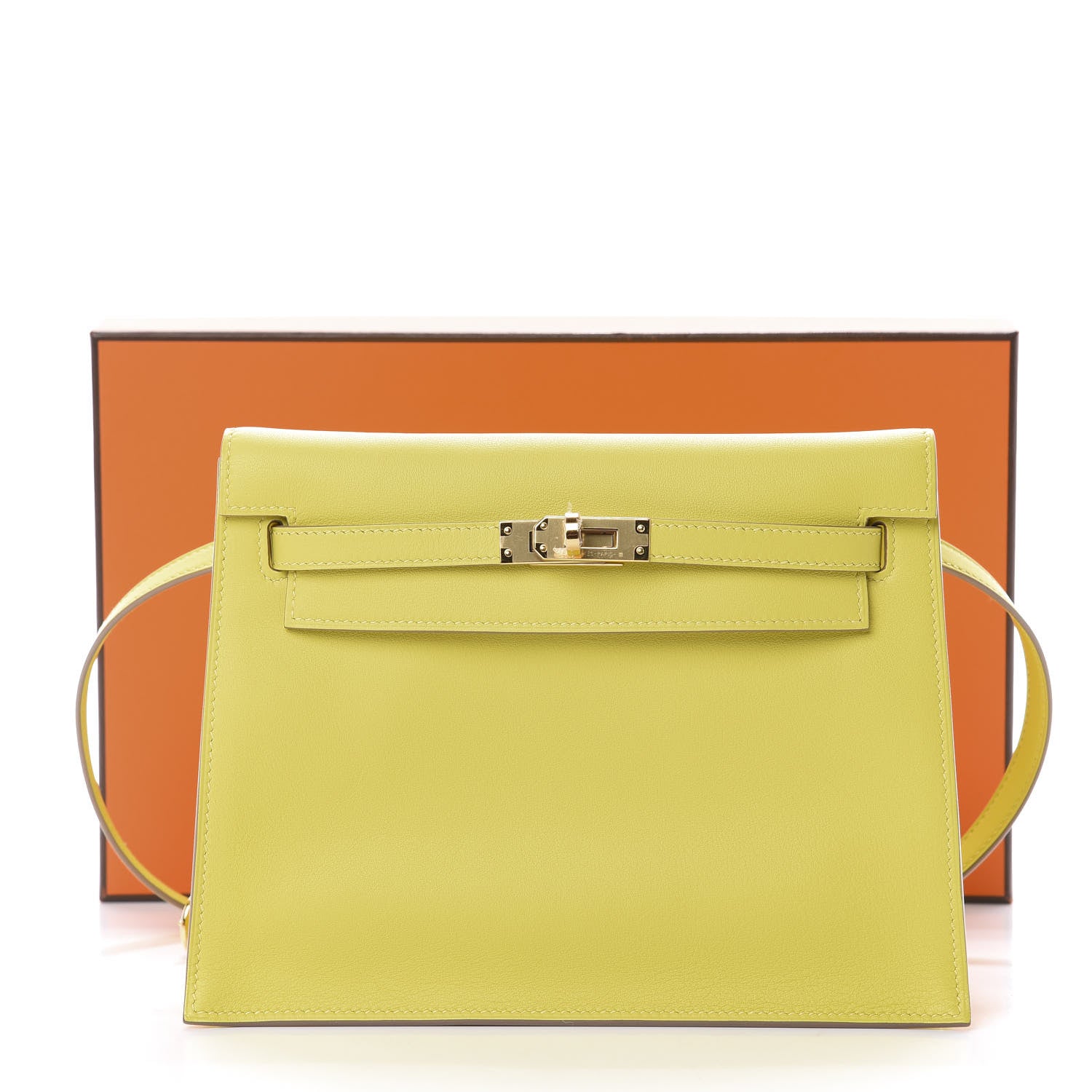 Hermes Swift Kelly Danse II Belt Bag Lime 12 of 12