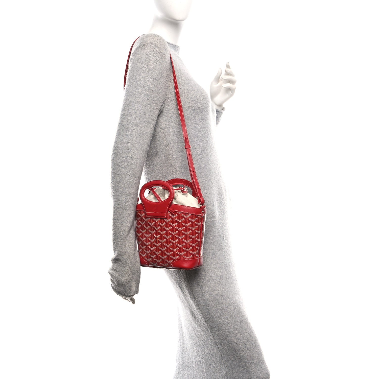 Goyard Goyardine Beluga Mini Red 2 of 9