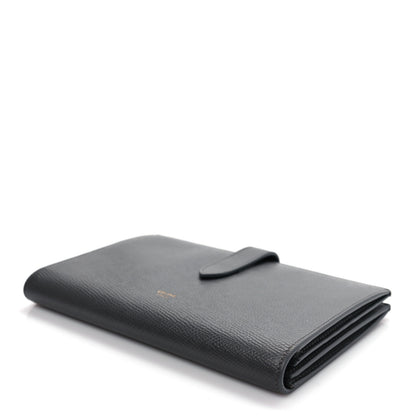 Celine Grained Calfskin Large Multifunction Strap Wallet Medium Grey 4 of 8