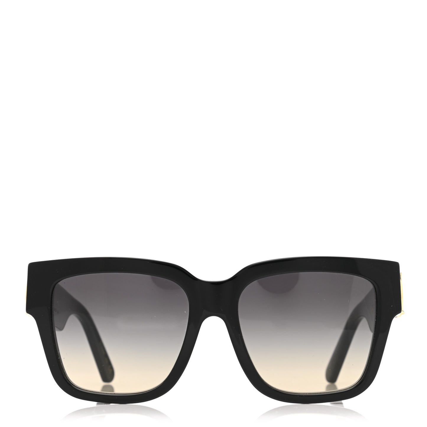 Acetate LV Link PM Square Sunglasses Z1566W Black