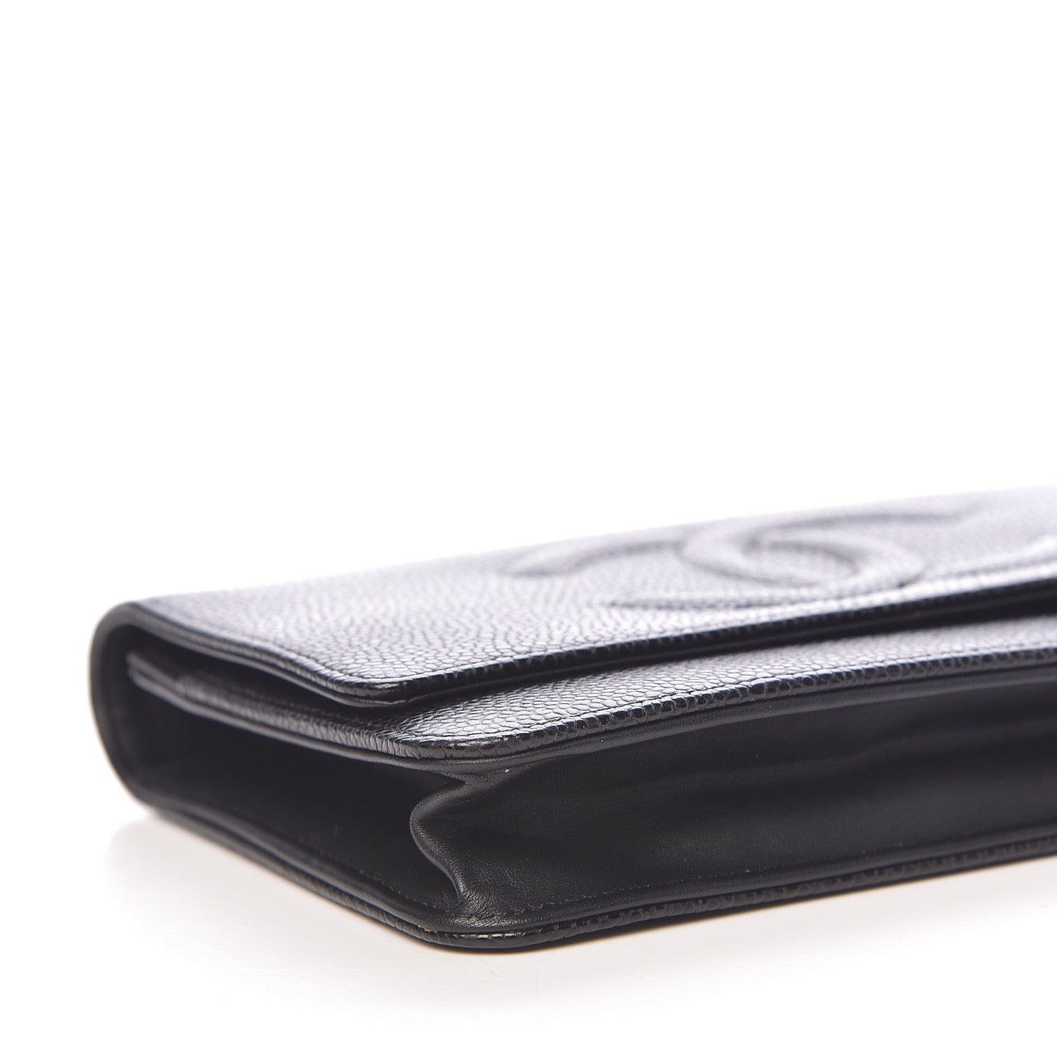 Chanel Caviar Timeless CC Wallet On Chain WOC Black 8 of 11