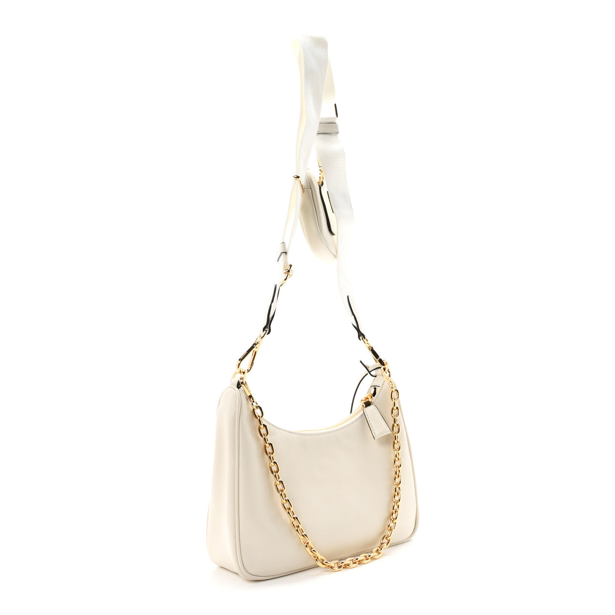 Vitello Re-Edition 2005 Shoulder Bag White
