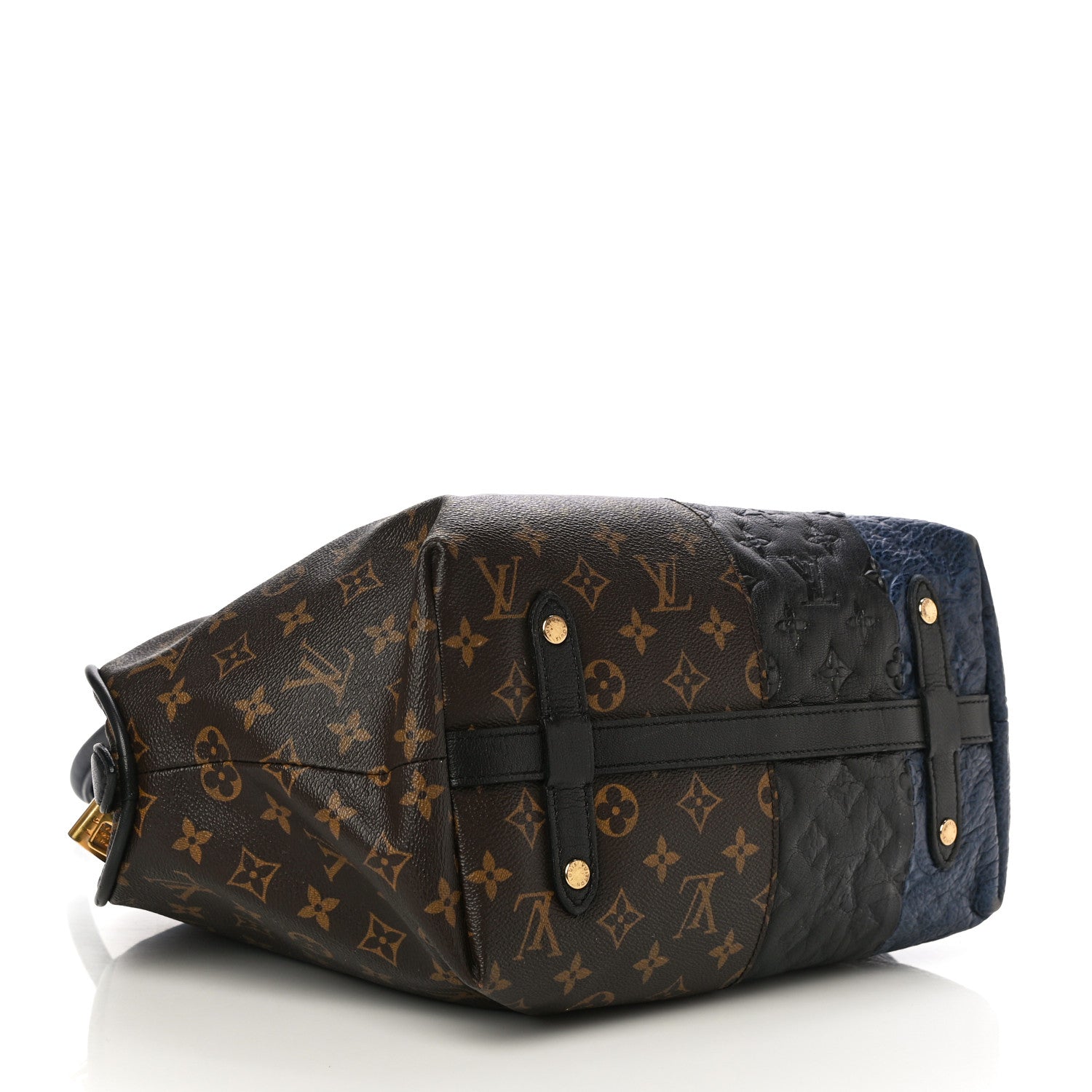 Louis Vuitton Monogram Stripes Medium Bag Marine 4 of 11