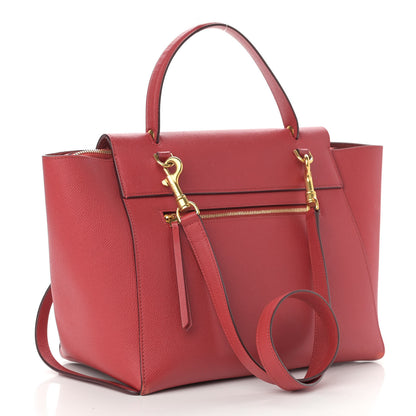 Celine Grained Calfskin Mini Belt Bag Coquelicot 3 of 19