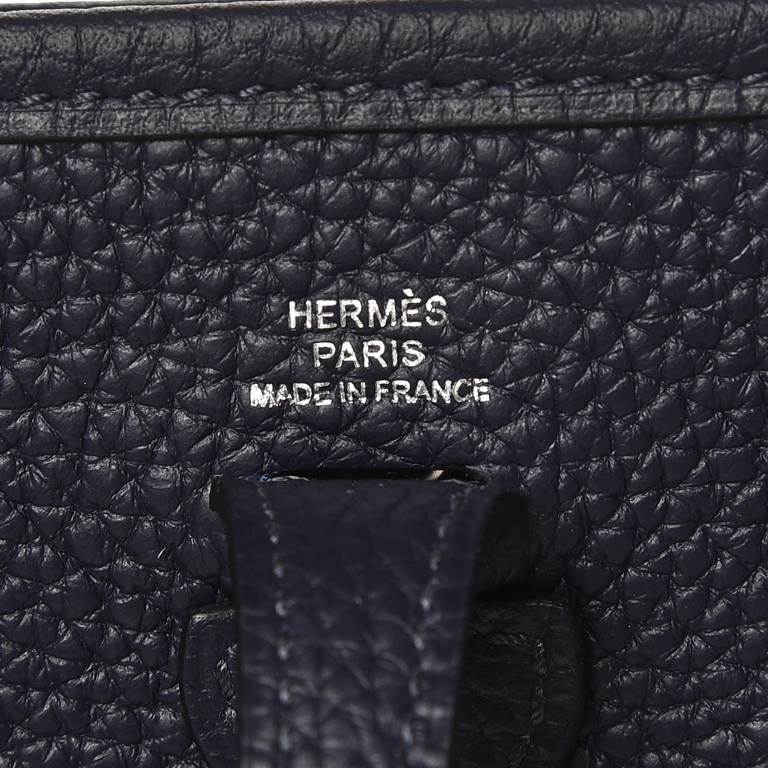 Hermes Taurillon Clemence Amazone Evelyne TPM Bleu Nuit 6 of 9