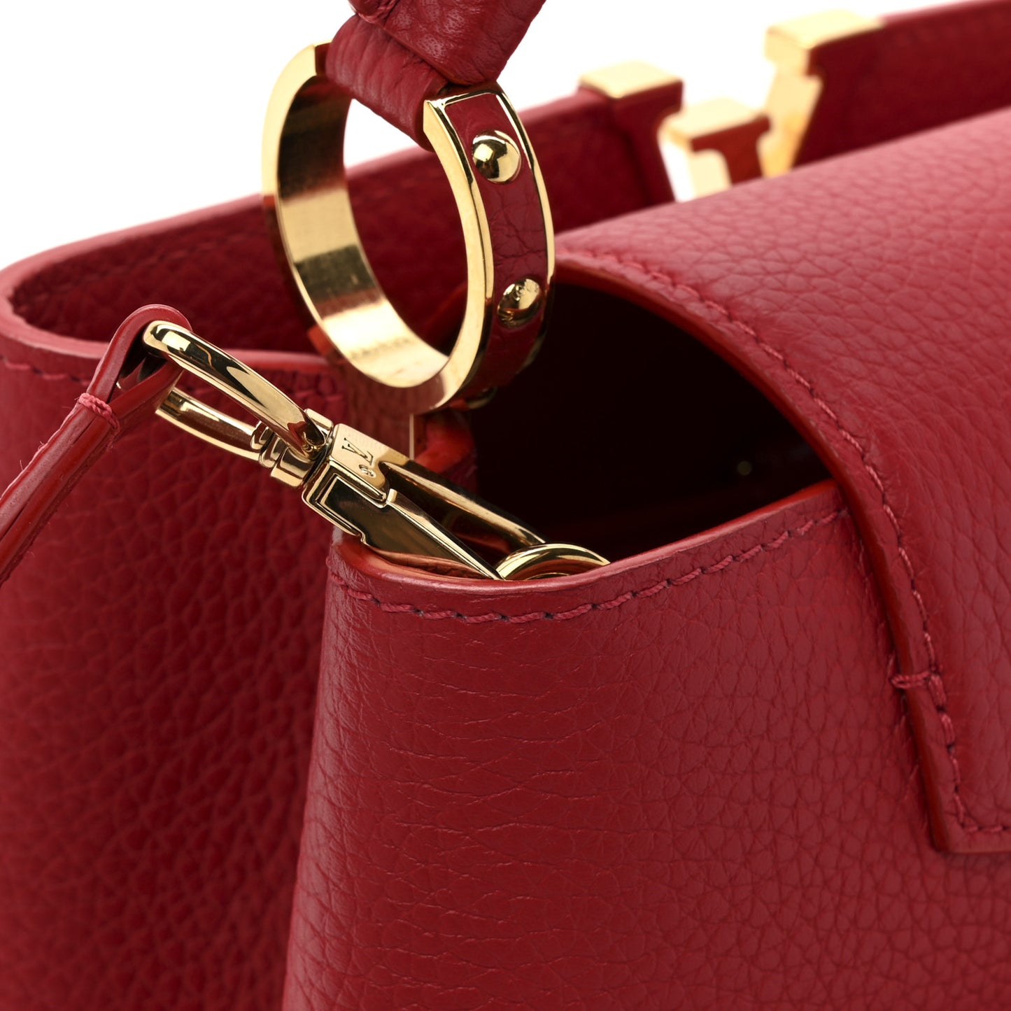 Taurillon Capucines BB Scarlet Red