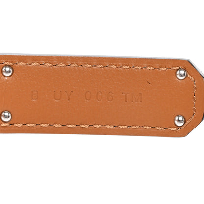 Hermes Epsom Kelly Belt Mauve Pale 3 of 4