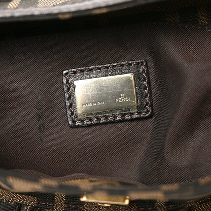 Fendi Zucca Small Chef Shoulder Bag Tobacco 5 of 8