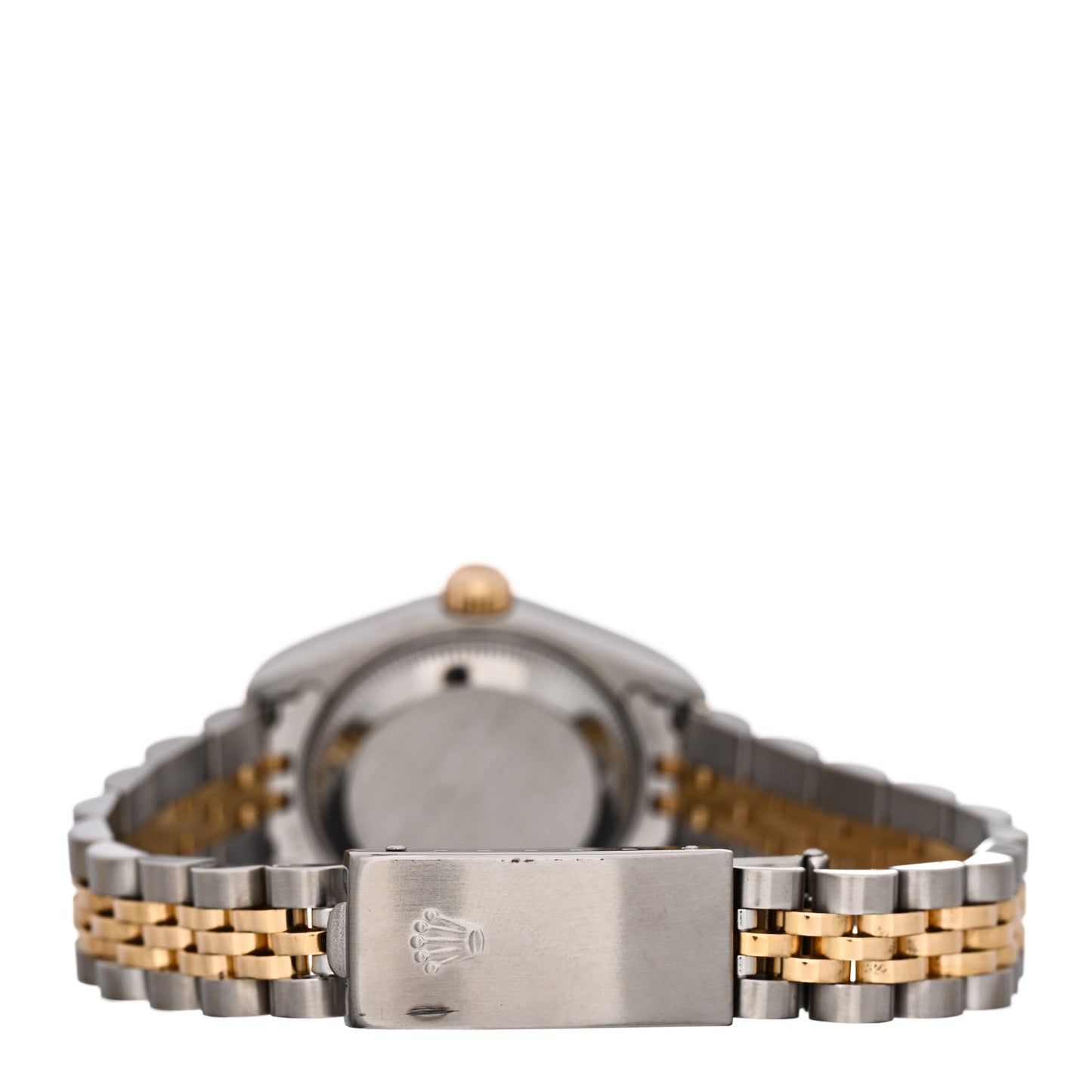 Stainless Steel 18K Yellow Gold 26mm Oyster Perpetual Datejust Watch White Roman 79173