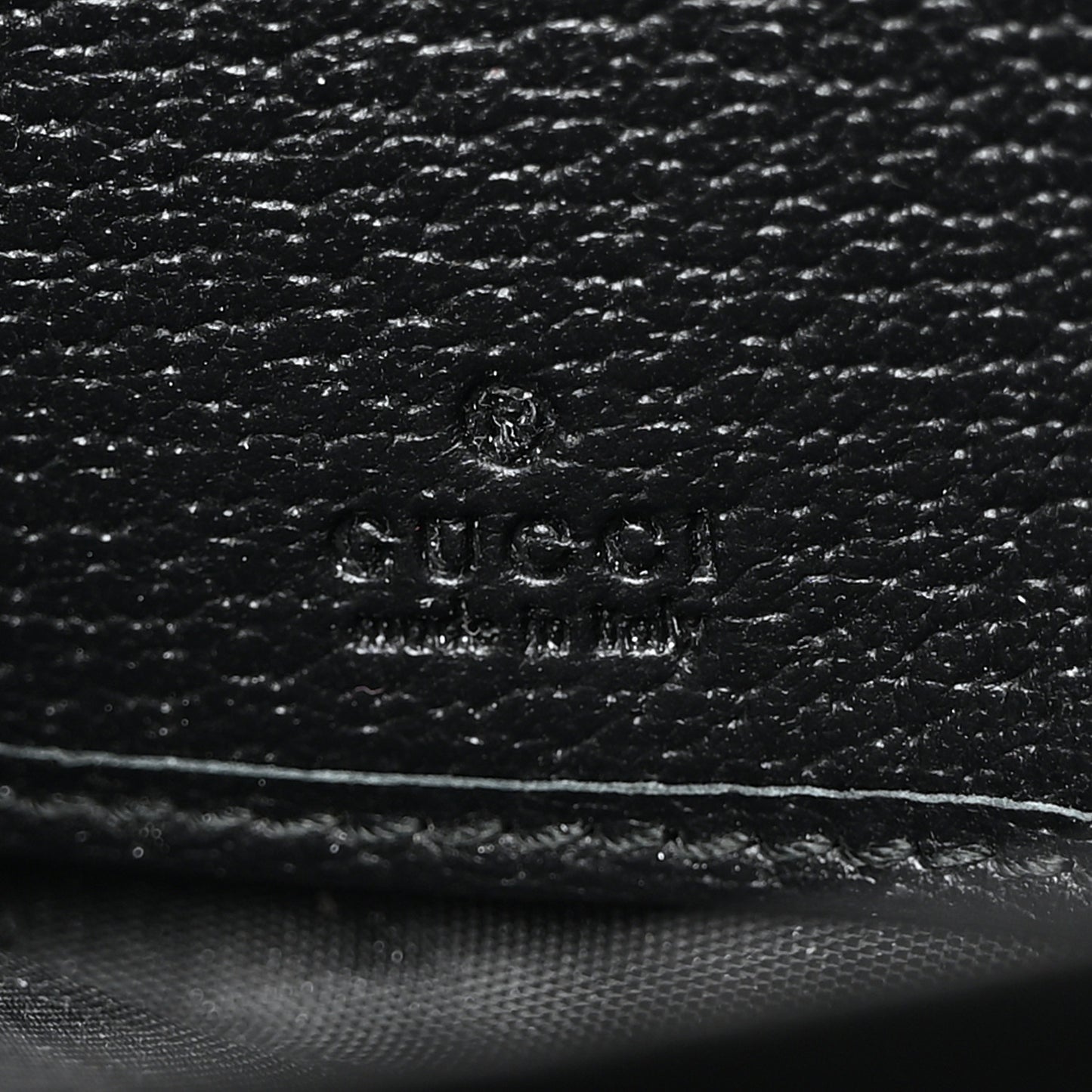 Calfskin Web Ophidia Zip Around Wallet Black