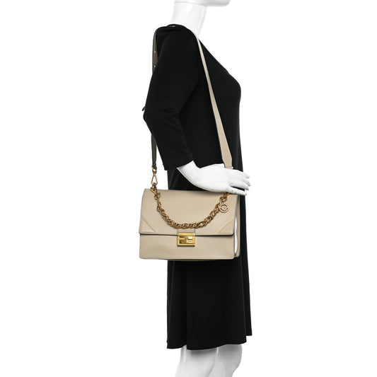 Vitello Grace Matte F is Fendi Kan U Shoulder Bag Nuvola