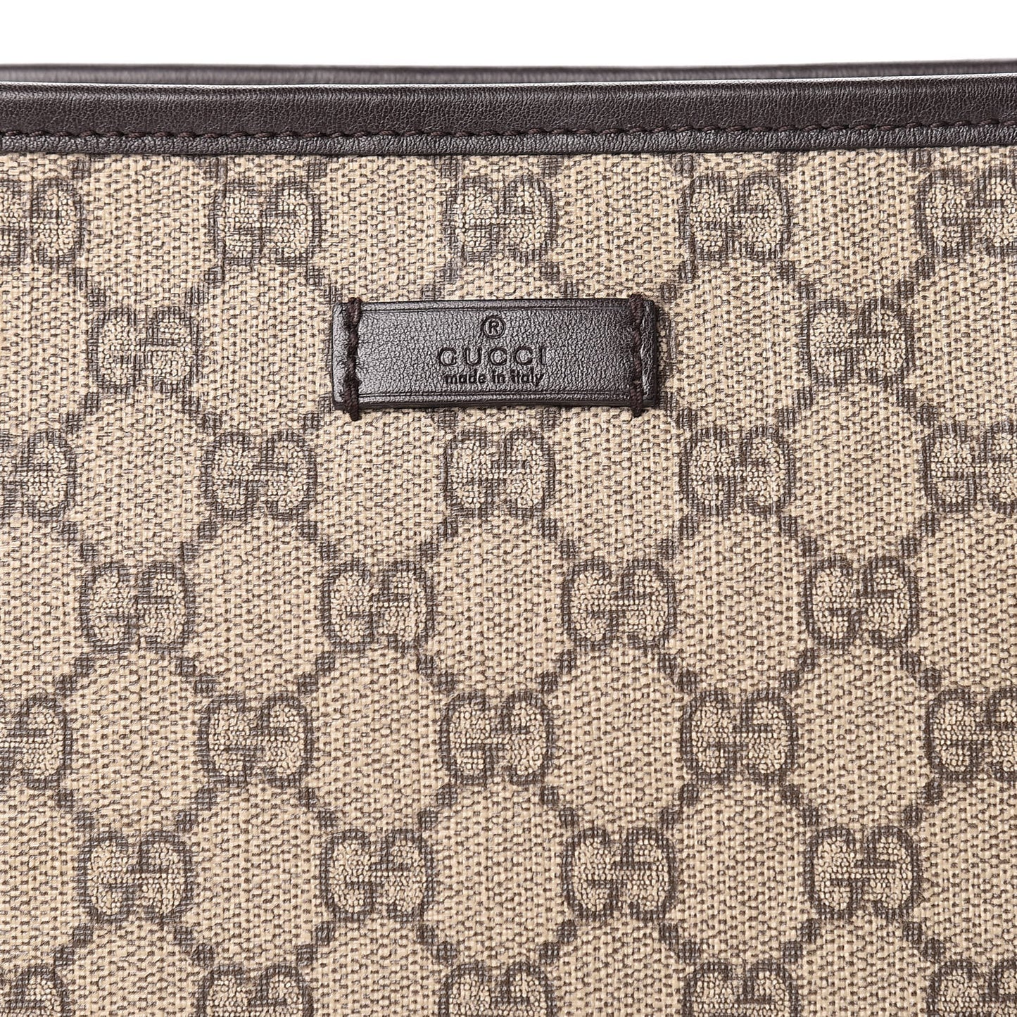 GG Plus Monogram Medium Flat Messenger Bag Dark Brown