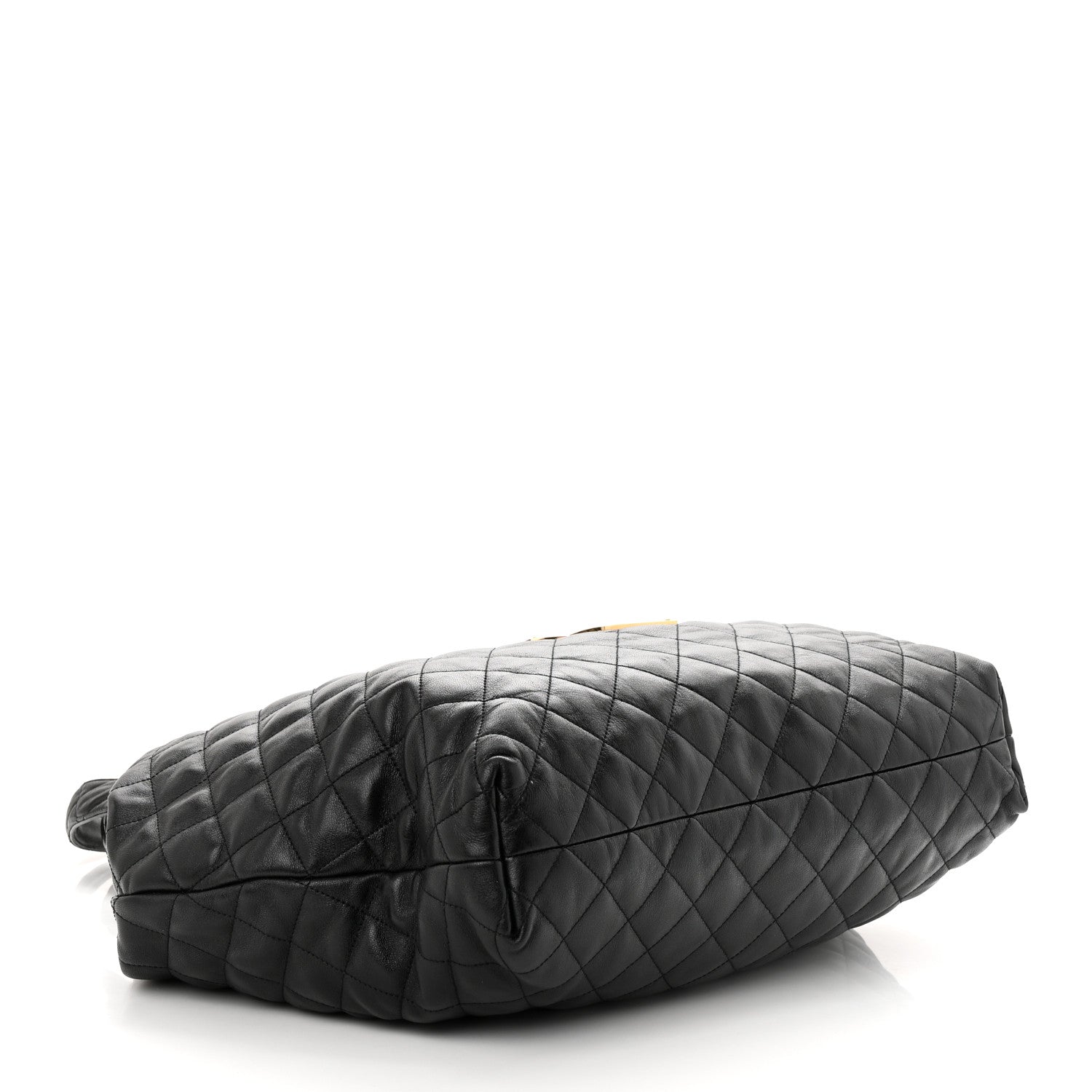 Saint Laurent Lambskin Quilted Maxi Icare Shopping Tote Black 5 of 12
