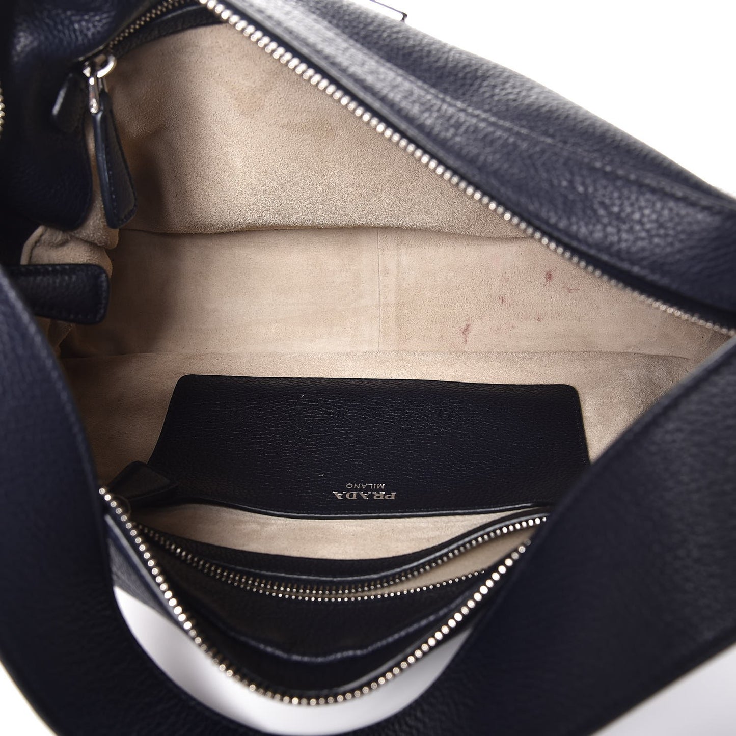 Vitello Daino Shoulder Bag Baltico