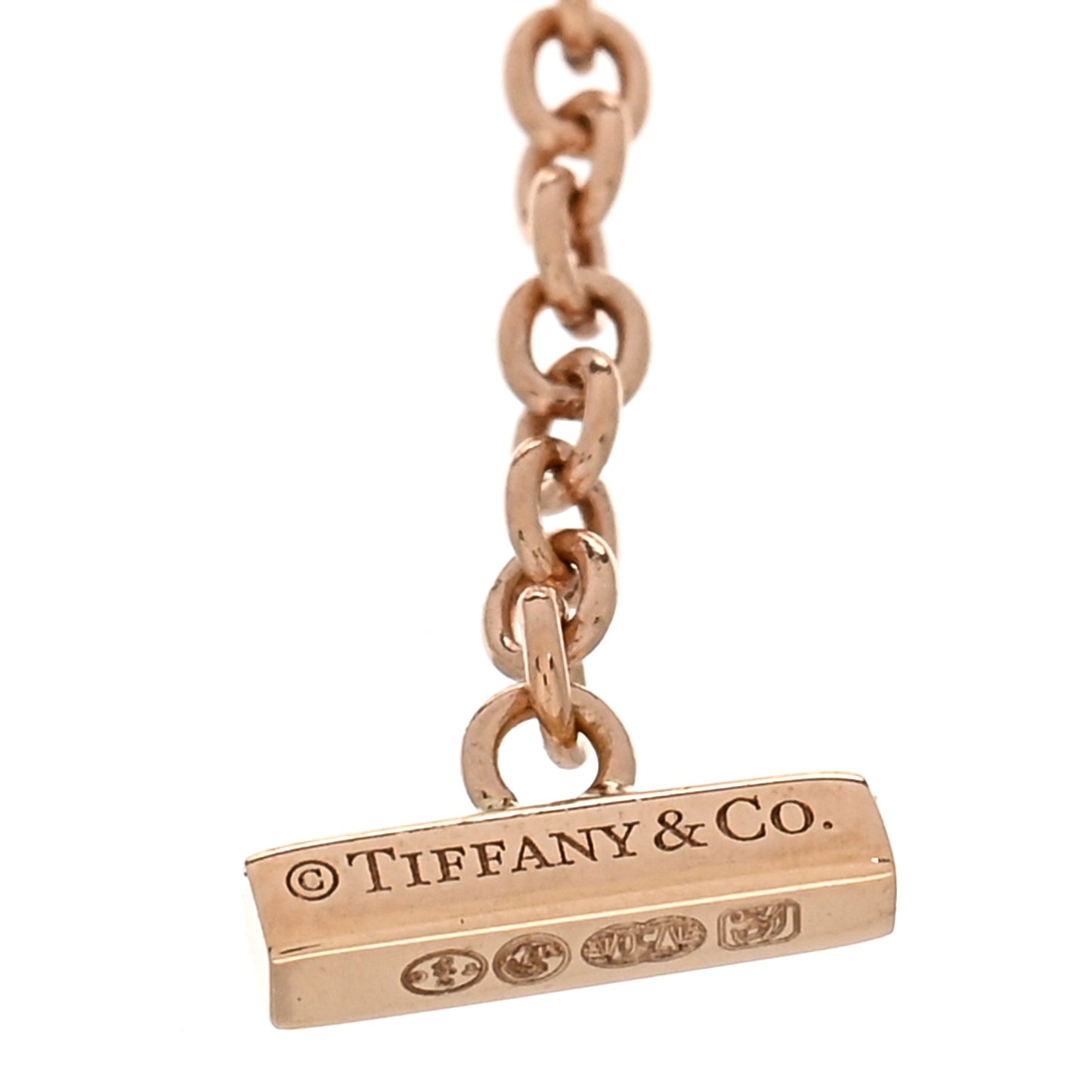 18K Rose Gold T Smile Bracelet