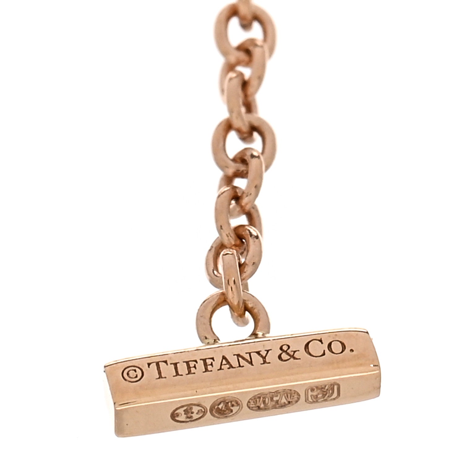 Tiffany 18K Rose Gold T Smile Bracelet 3 of 3