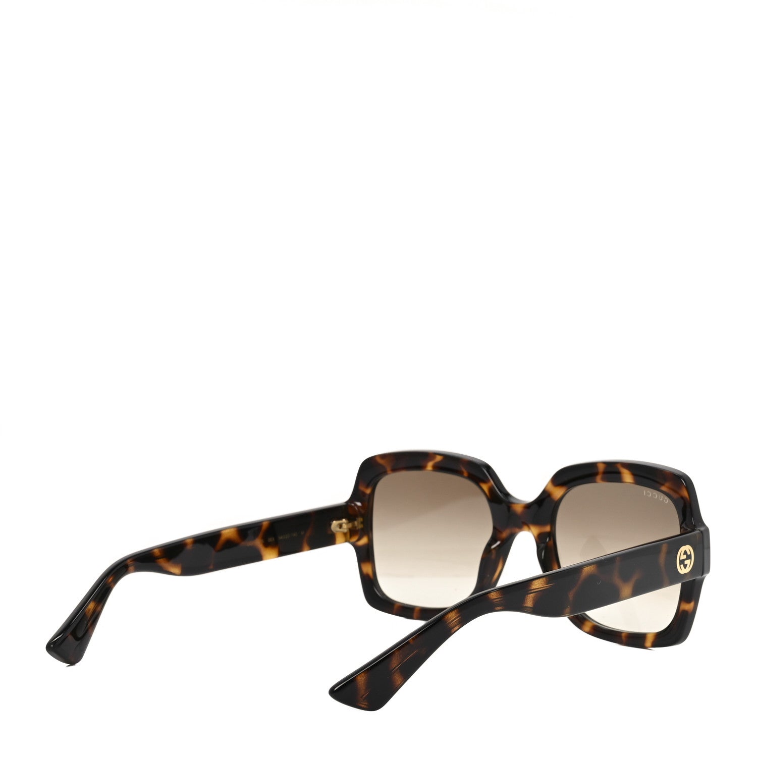 Gucci Acetate Square Frame Sunglasses GG1337S Havana 4 of 7
