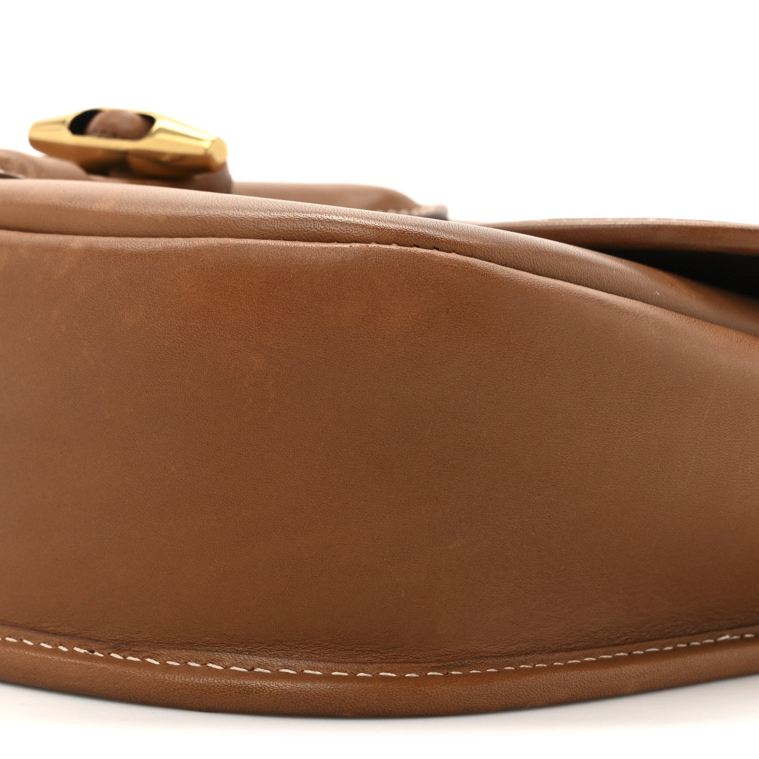 Saint Laurent Vegetable Tanned Calfskin Le Caban Satchel Bag Brick 9 of 16